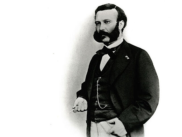 Foto: Portrait von Henry Dunant - Gründer des Roten Kreuzes