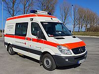Bild eines Notfall Krankentransportwagens