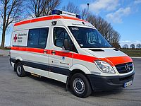 Bild eines Notfall Krankentransportwagens